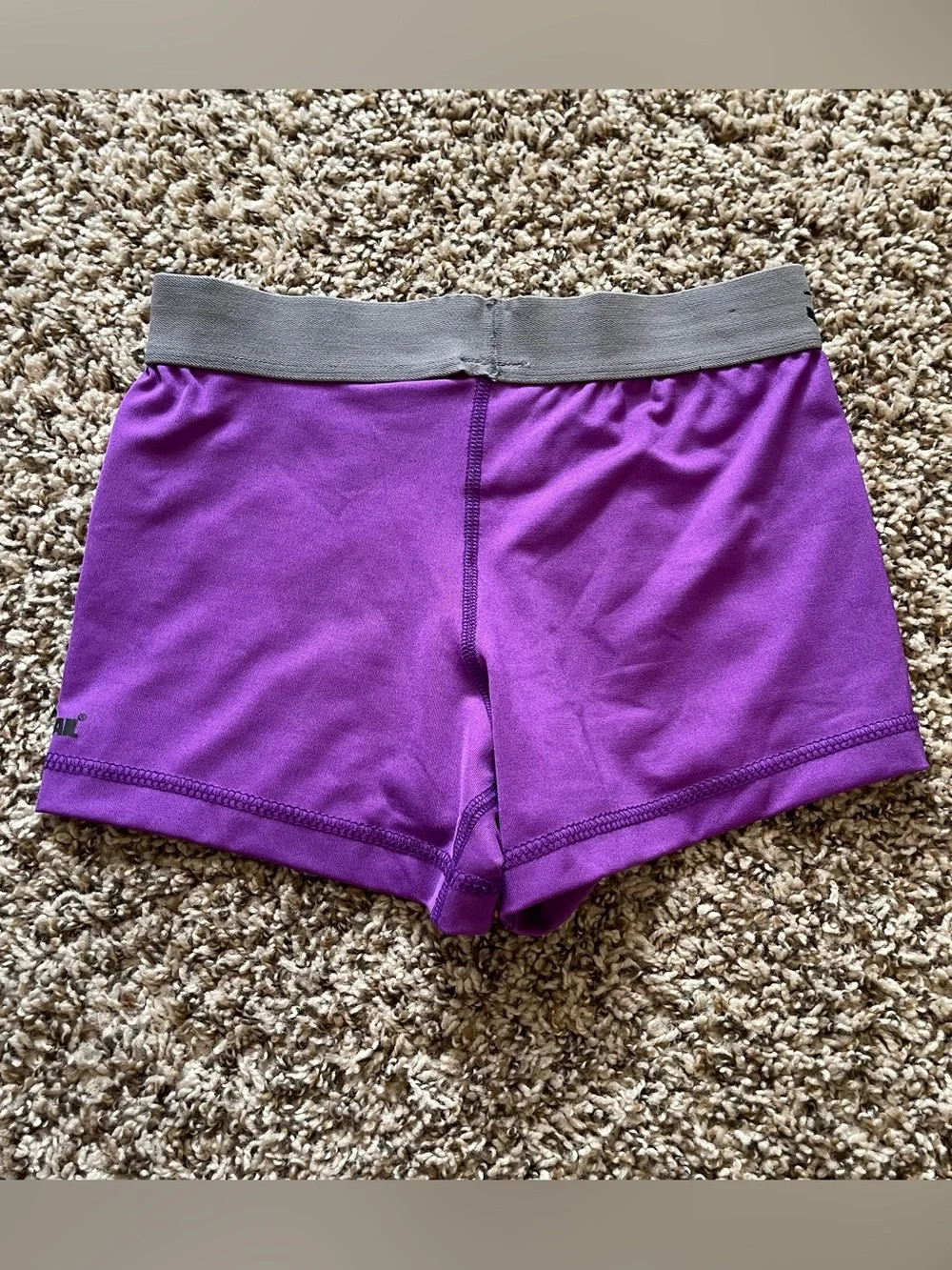 Flag Nor Fail Women's Purple‎ Mini Athletic Booty Shorts Size XS Weightlifting